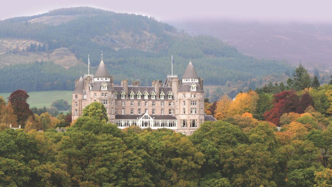 View from A9 Atholl Palace Autumn