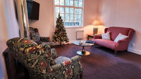 christmas tree in atholl palace lodge 2024